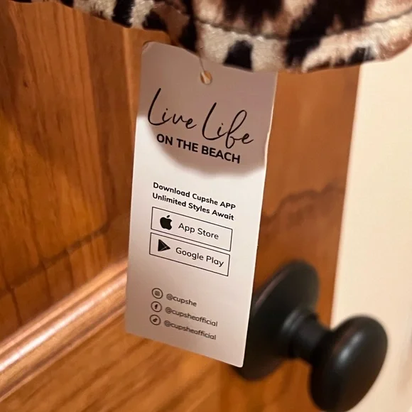 Cupshe Leopard Print Romper - Picture 2 of 5